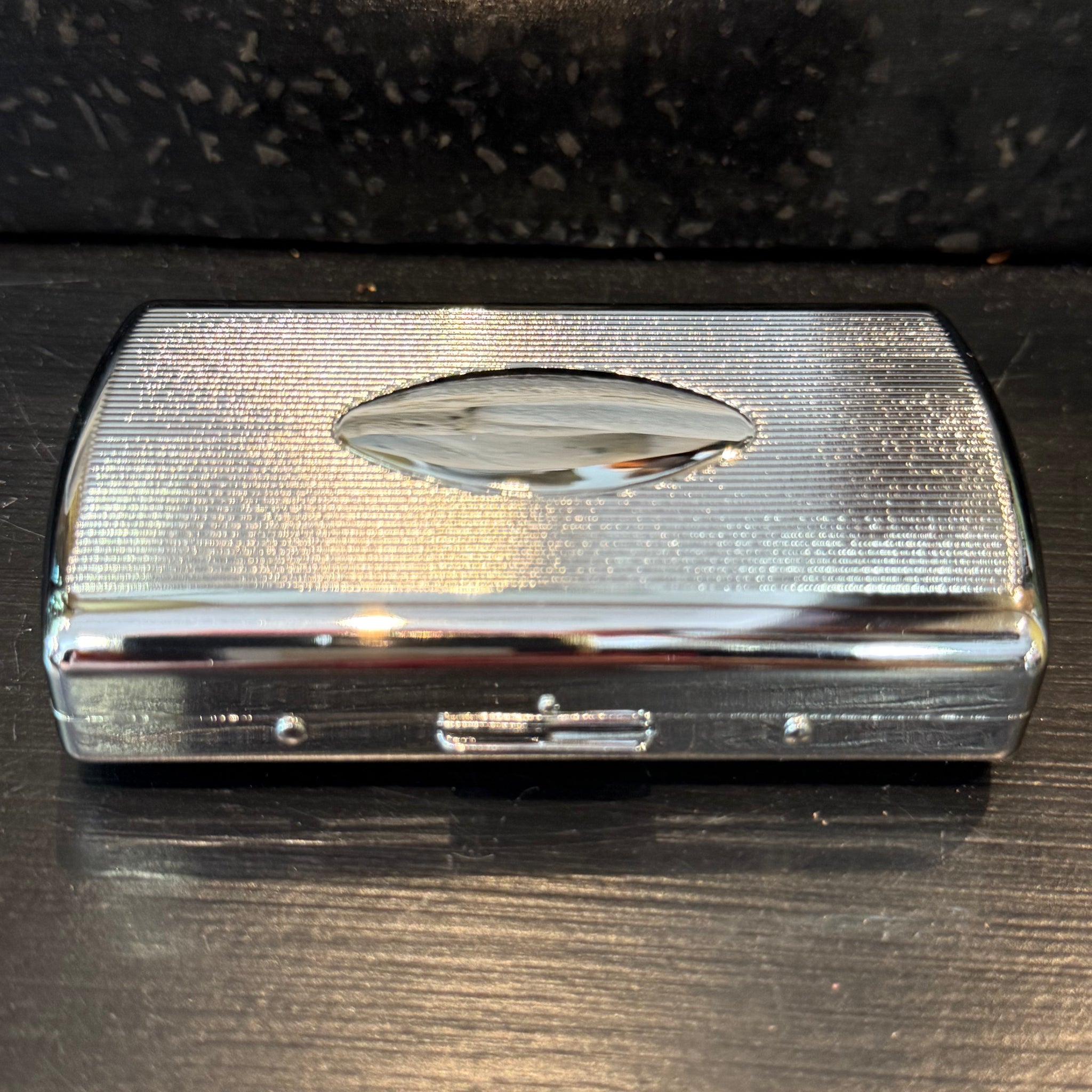 Polished Steel Cigarette Case (Engravable)