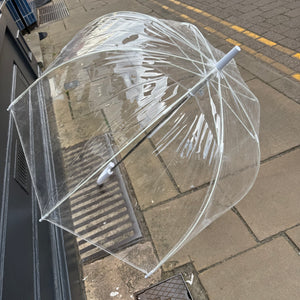 Clear Vinyl Dome Umbrella