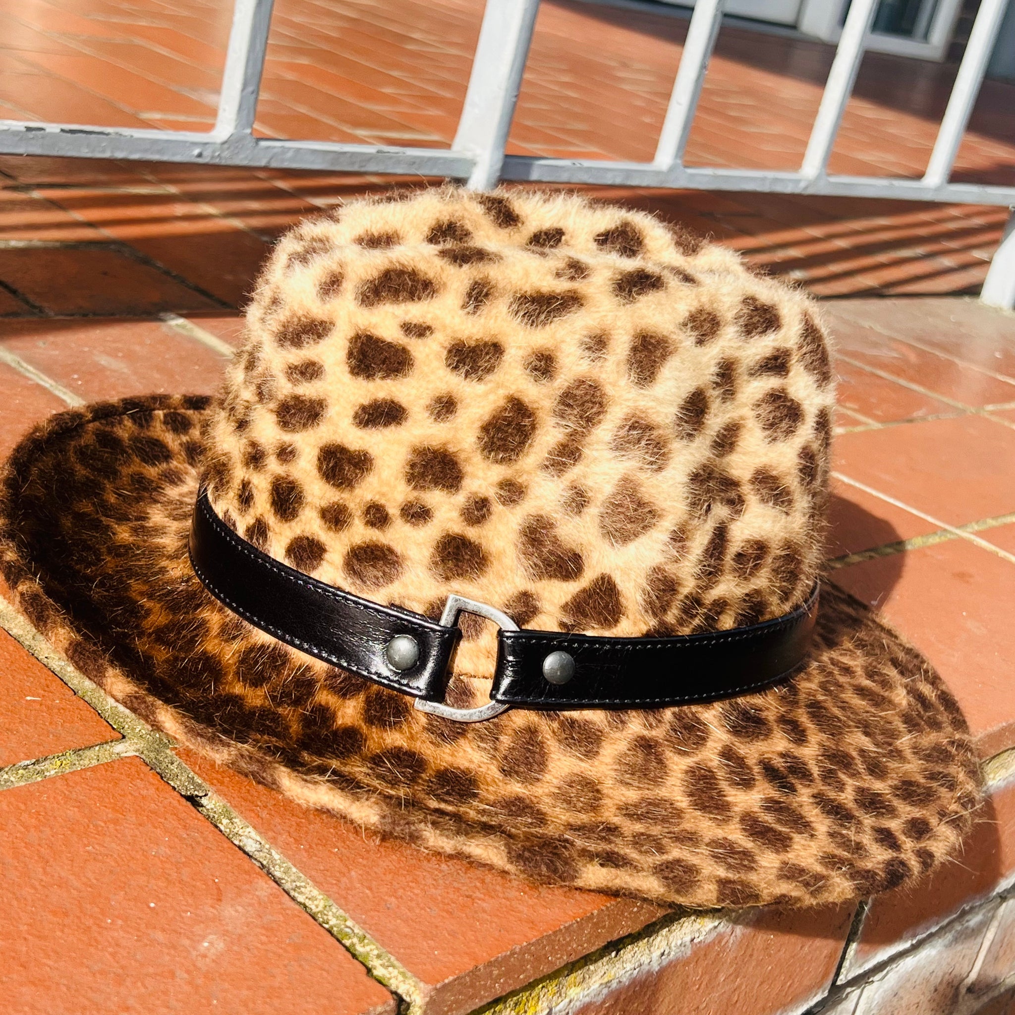 Christie’s Fur Felt Fedora - Animal Print