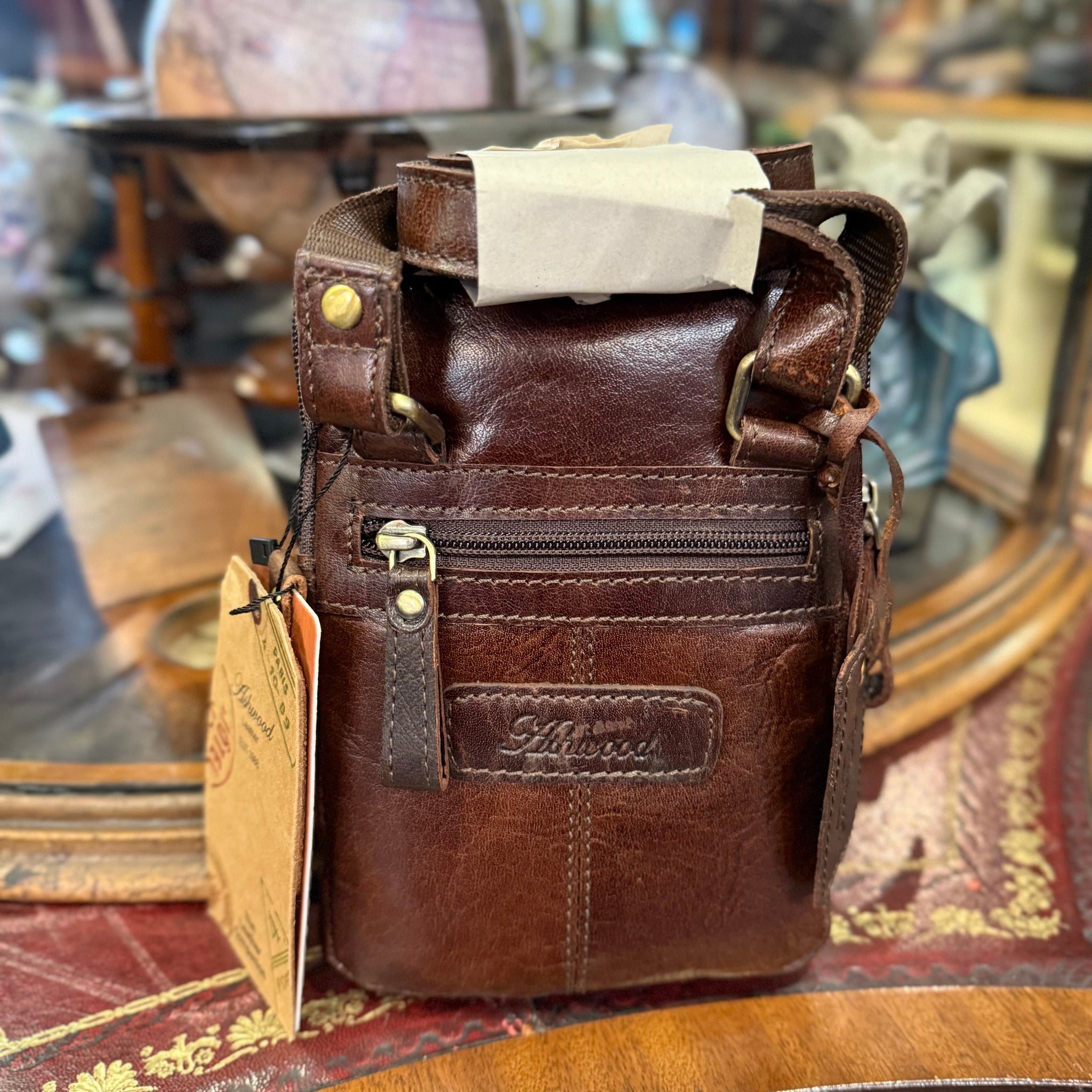 Rupert Leather Crossbody Bag