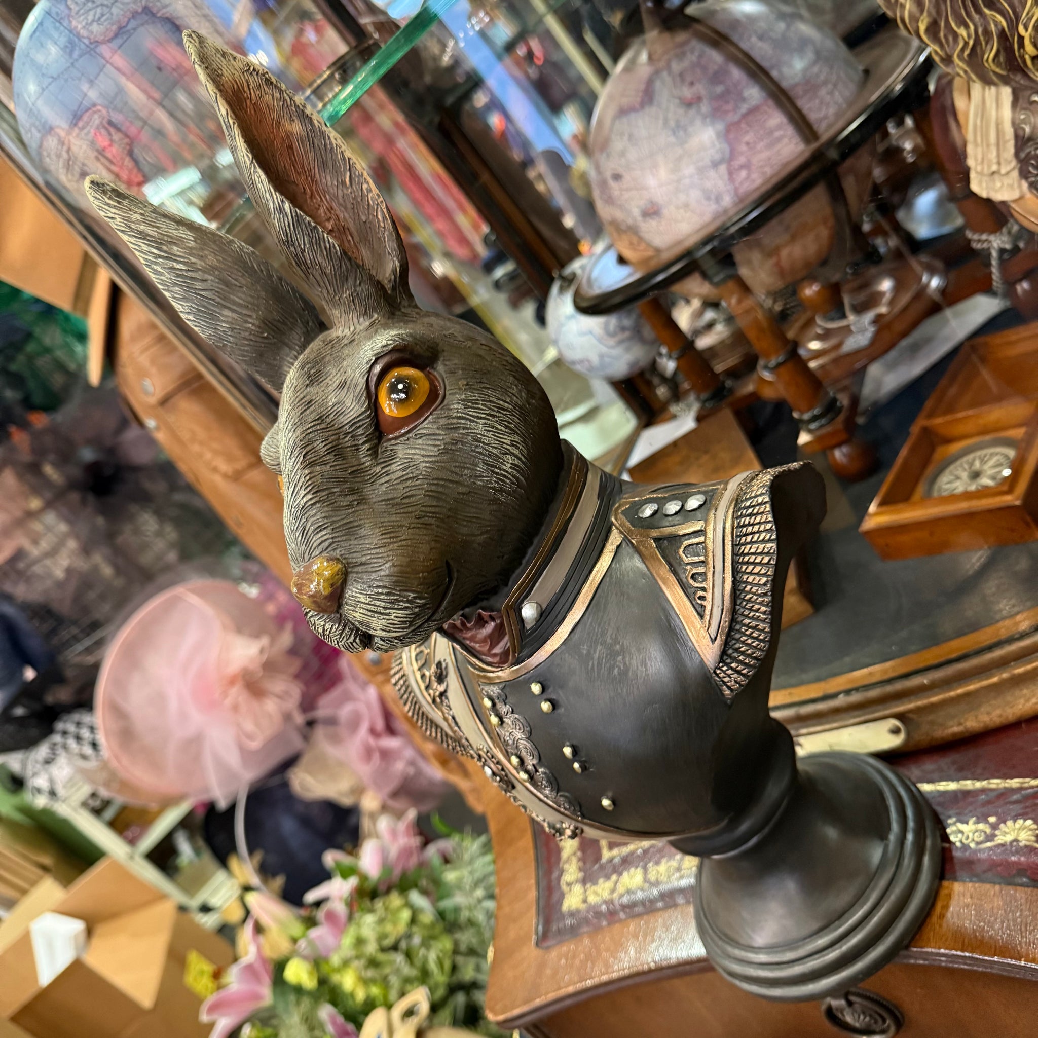 Bust of Uniformed Hare