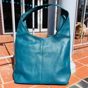 Leather Shoulder Hobo Bag