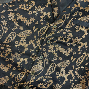 Waistcoat - Black and Rose Gold (L)