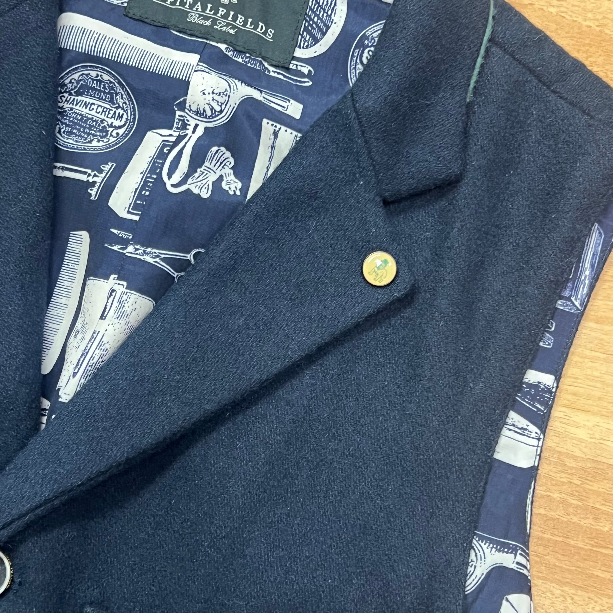 Navy Waistcoat by Spitalfields (42R)