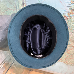 Sea Teal Fur Felt Trilby
