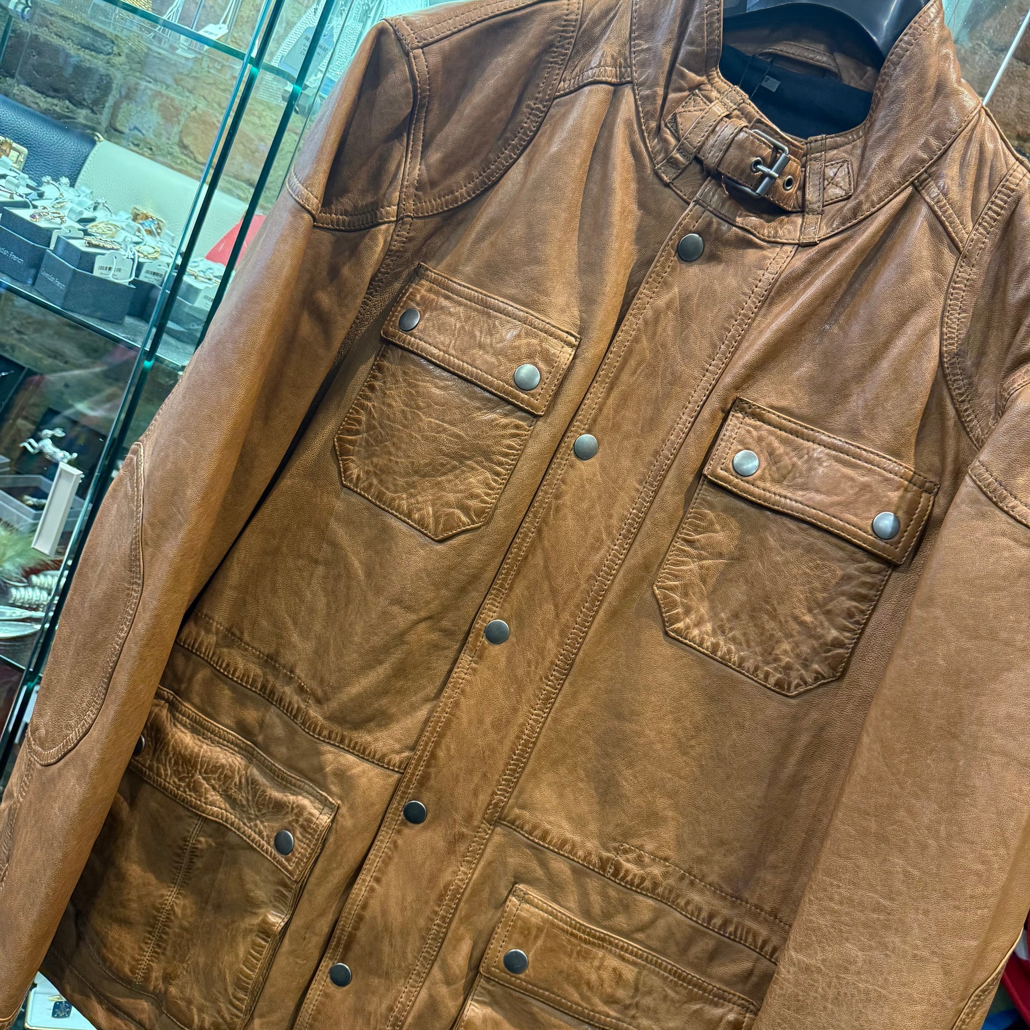 Genuine Leather Hugo Gents Jacket