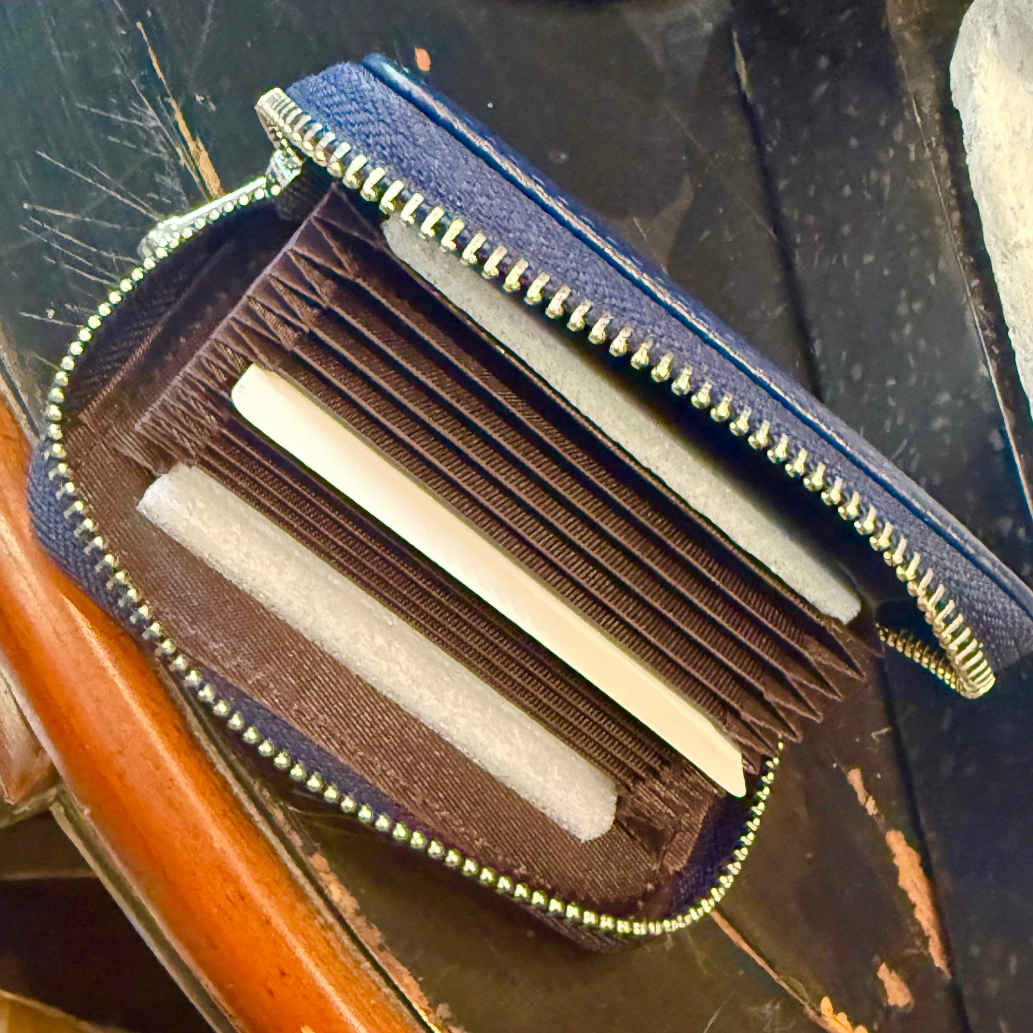 Hudson Zipped Credit Card Holder