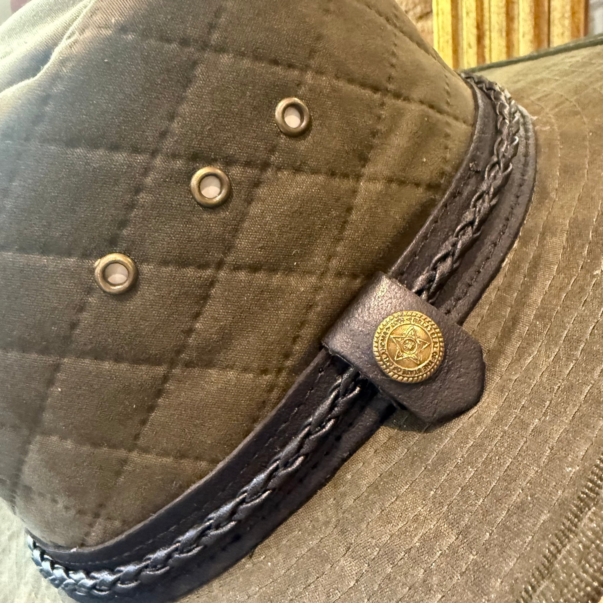 The Duke Waxed Quited Fedora Hat