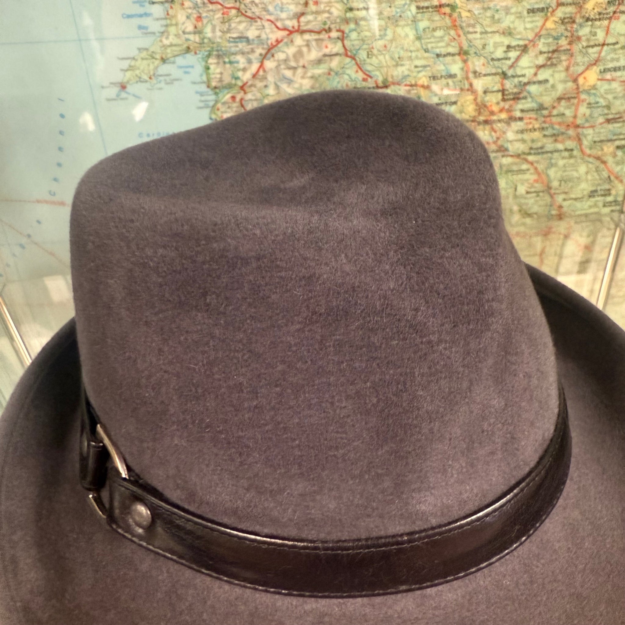 Philip Grey Fur Felt Trilby Hat