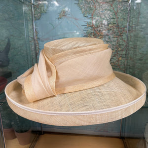 Large Cream Lucinda Sinamay Hat