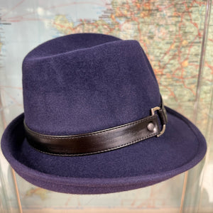 Philip Midnight Blue Fur Felt Trilby