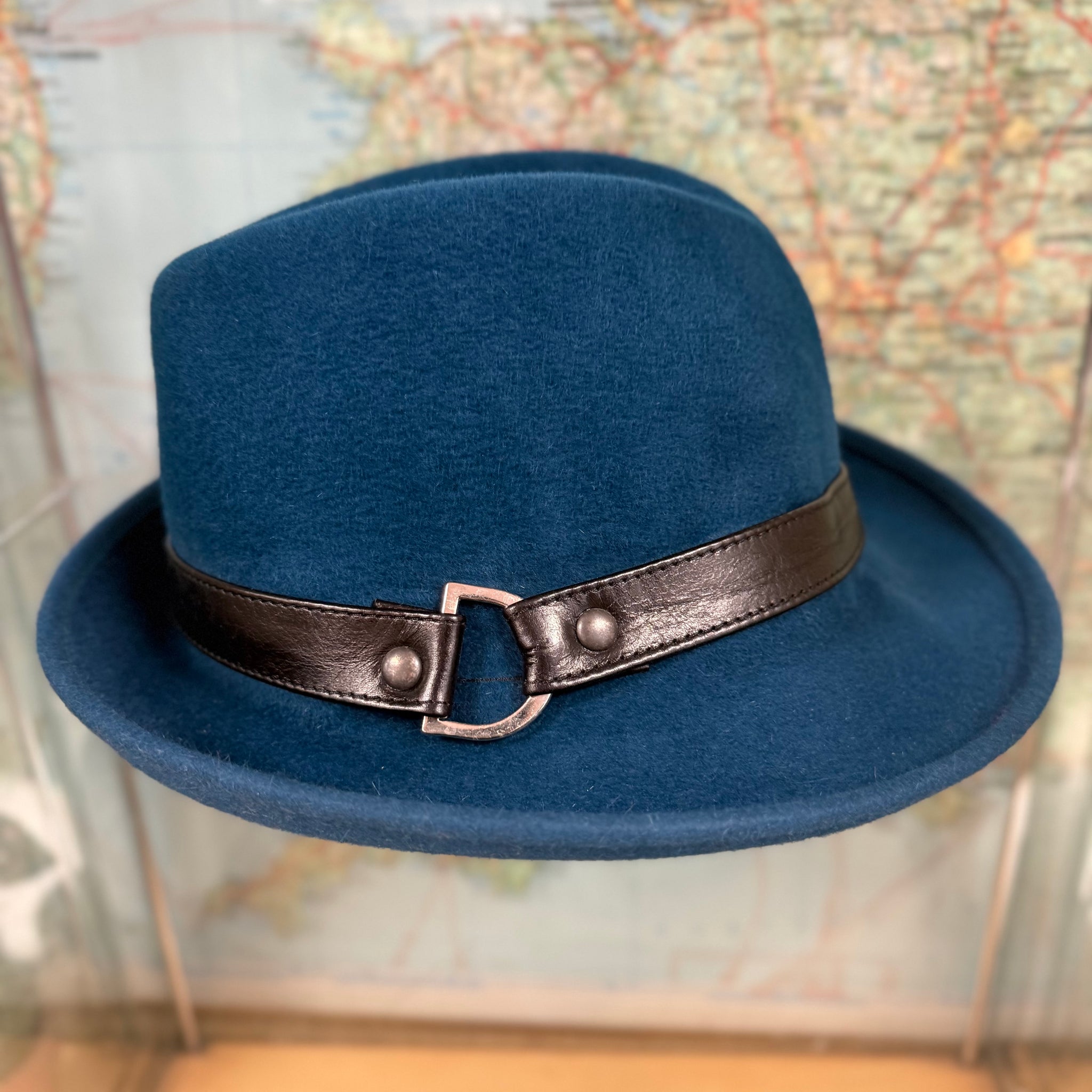 Philip Teal Fur Felt Trilby