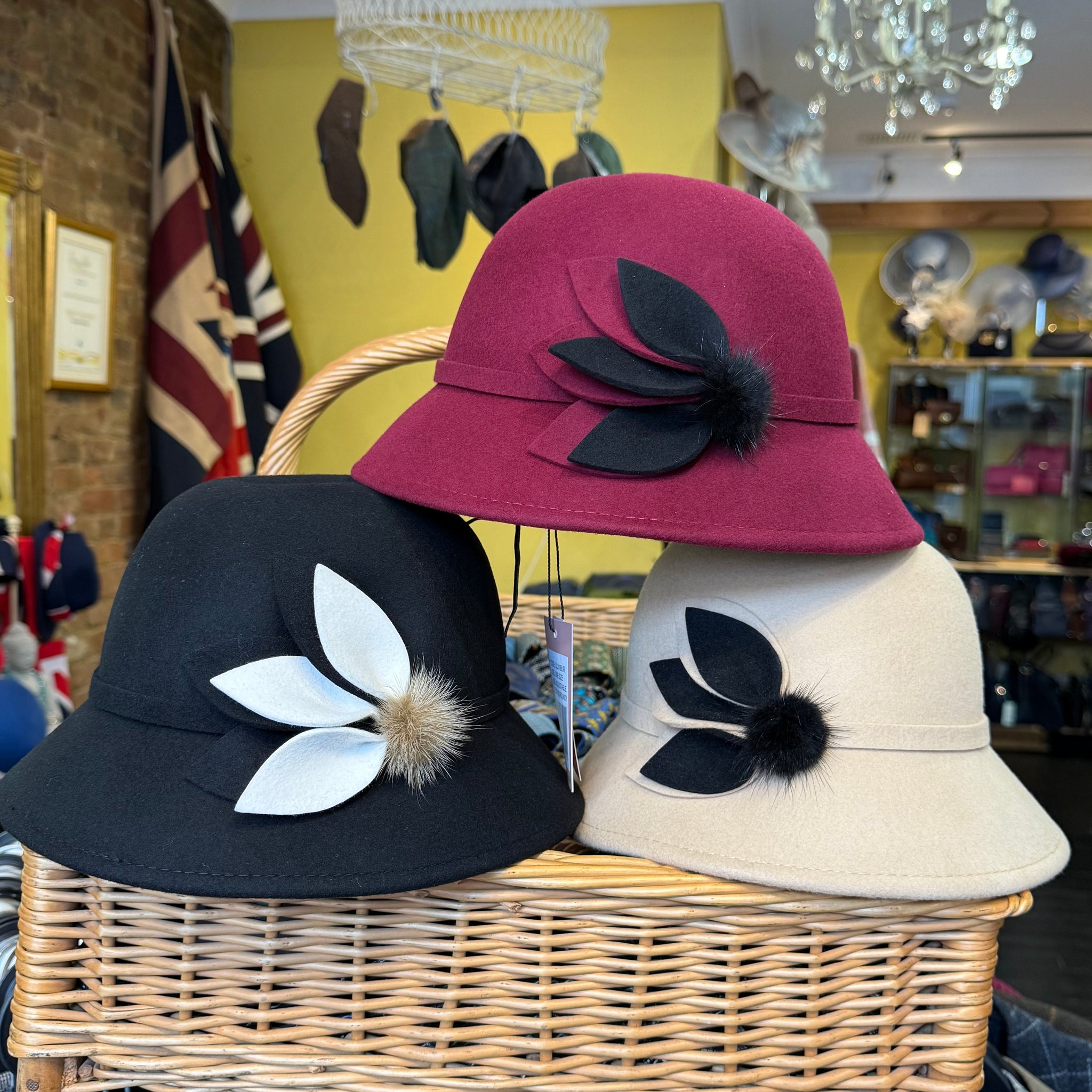 Patricia Wool Felt Cloche Hat