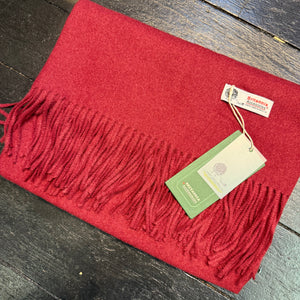 Plain Luxurious Pashmina Tia Fringed Scarf