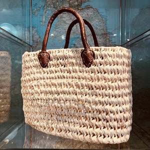 Handmade Lrg Shopping/Beach Basket