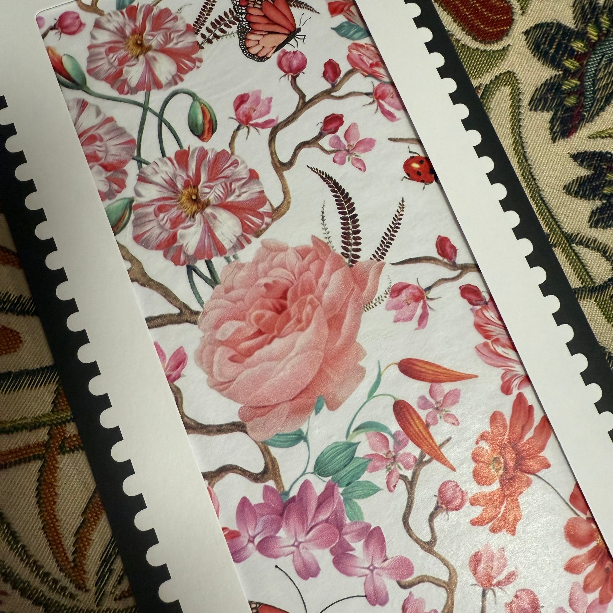 Tissue Paper - Red Floral