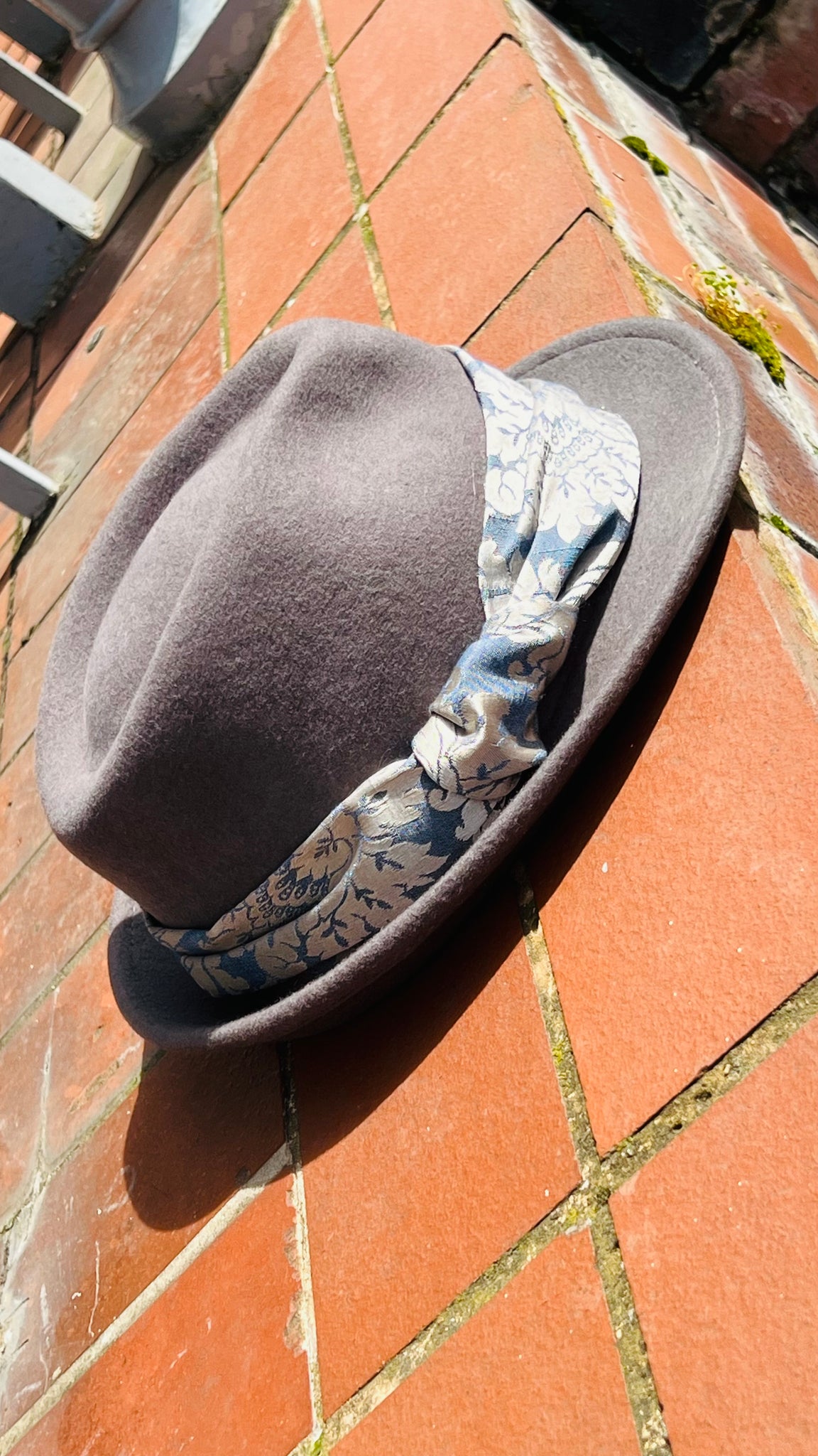 Unique Wool Trilby with customised band