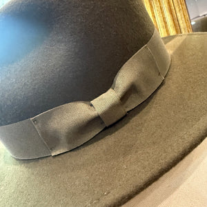Grant Olive Boston Wool Fedora Hat