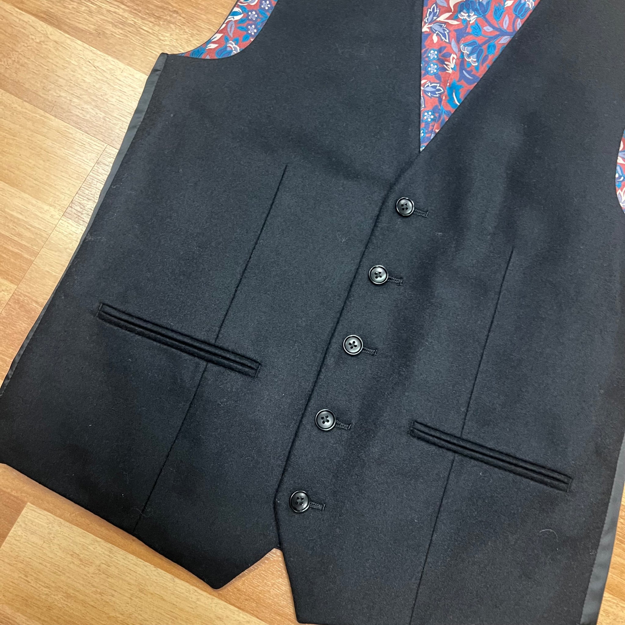 Black Waistcoat by Next Signature 36R