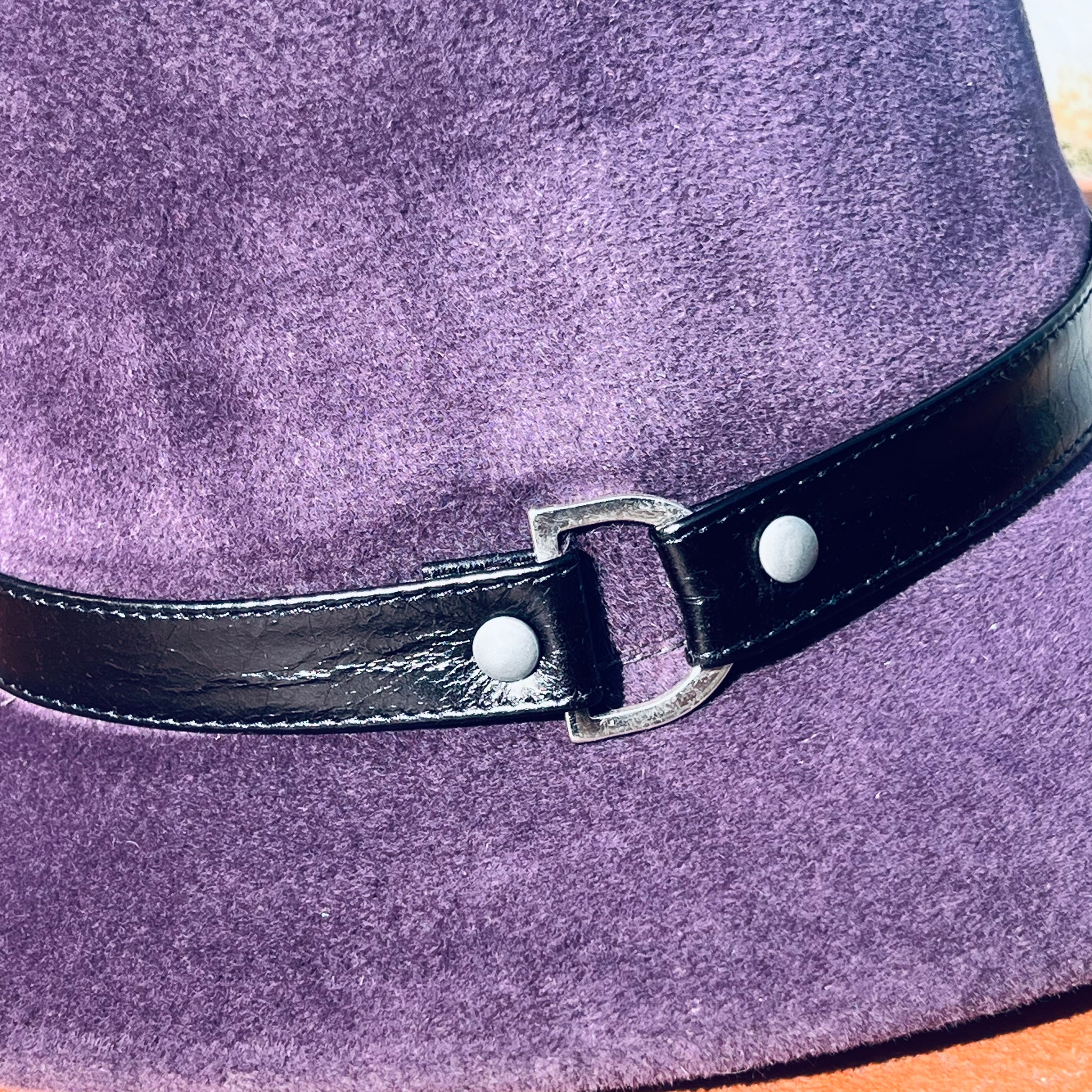 Aubergine Fur Felt London Trilby