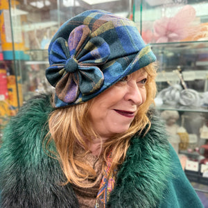 Fern Multi-Coloured Wool Cloche Hat