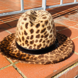 Christie’s Fur Felt Fedora - Animal Print