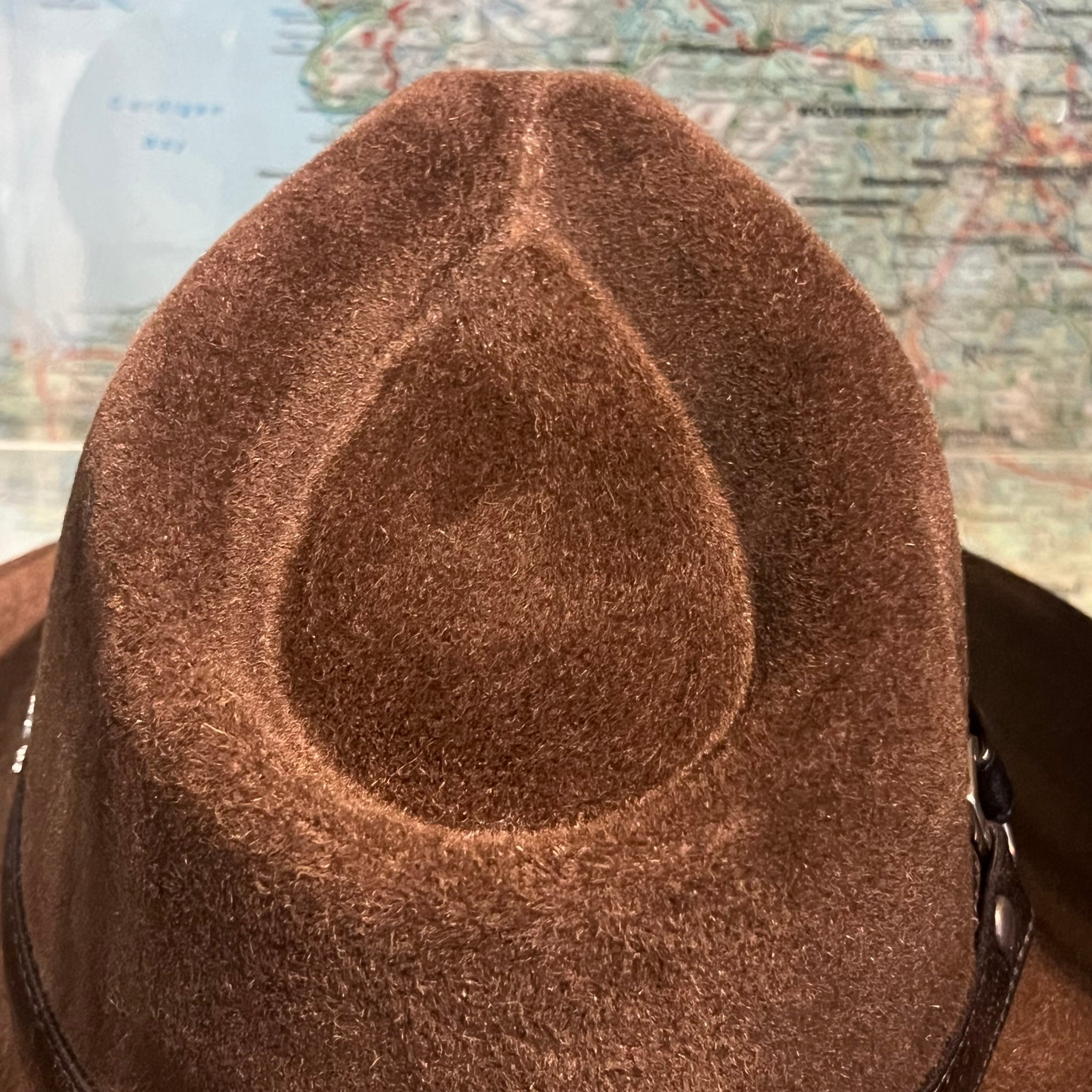 Sam Spade Dark Brown Fur Felt Trilby Hat