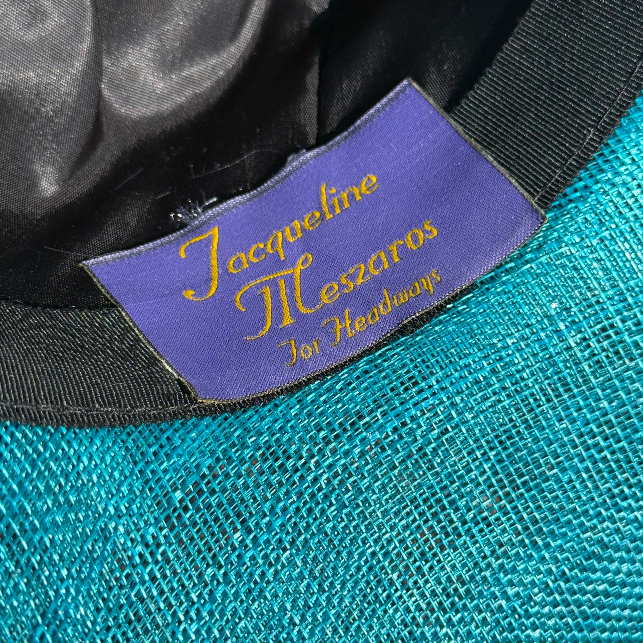 Jessica Turquoise Special Occasion Hat