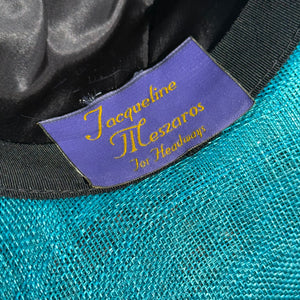 Jessica Turquoise Special Occasion Hat