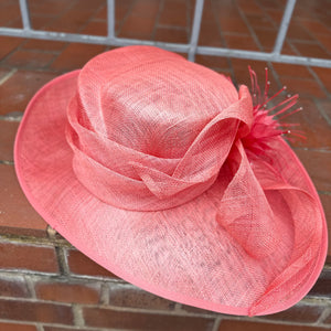 Laura McClelland Coral Occasion Hat