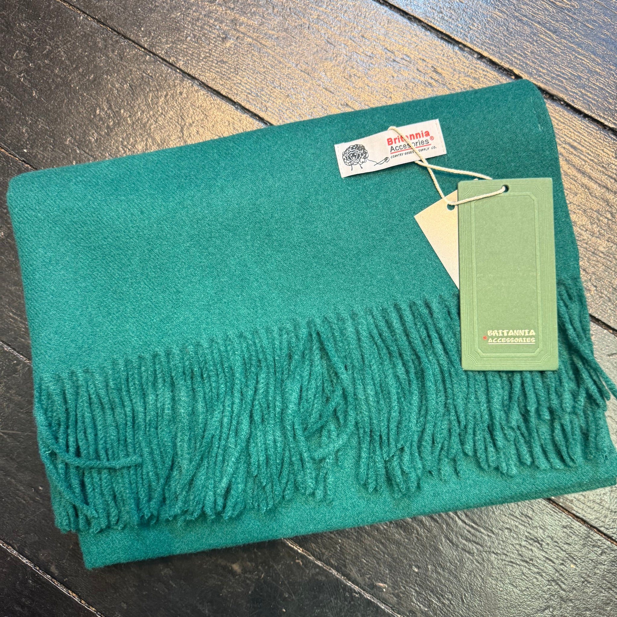 Plain Luxurious Pashmina Tia Fringed Scarf