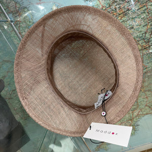 Coffee Sinamay Ocassional Hat