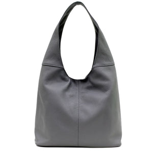 Leather Shoulder Hobo Bag