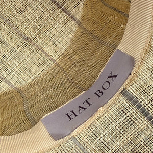 Cream and Latte Stripe Fabrice Hat