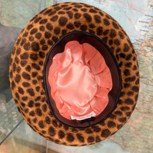 Philip Animal Print Fur Felt Trilby Hat