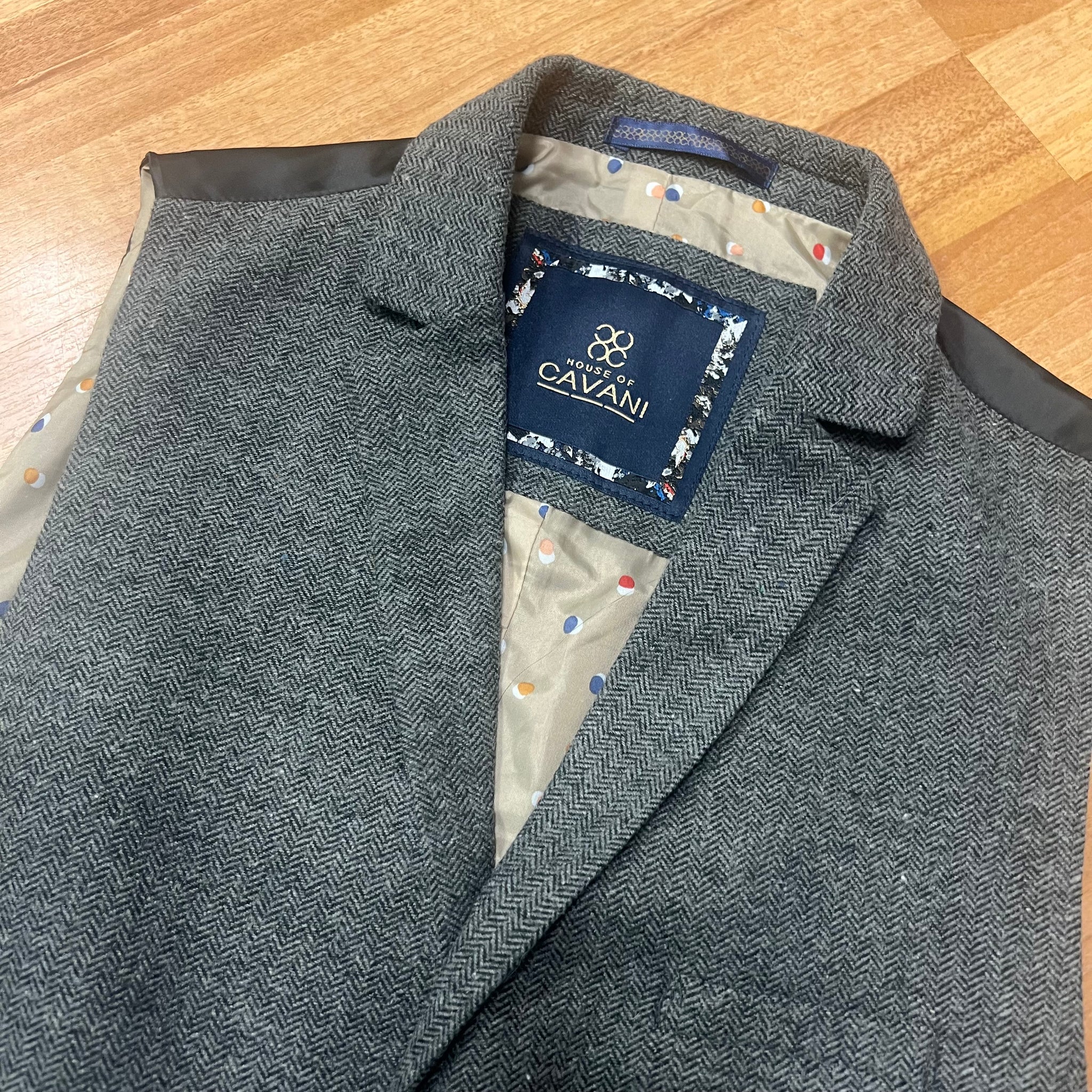 Waistcoat Herringbone Cavani 38R