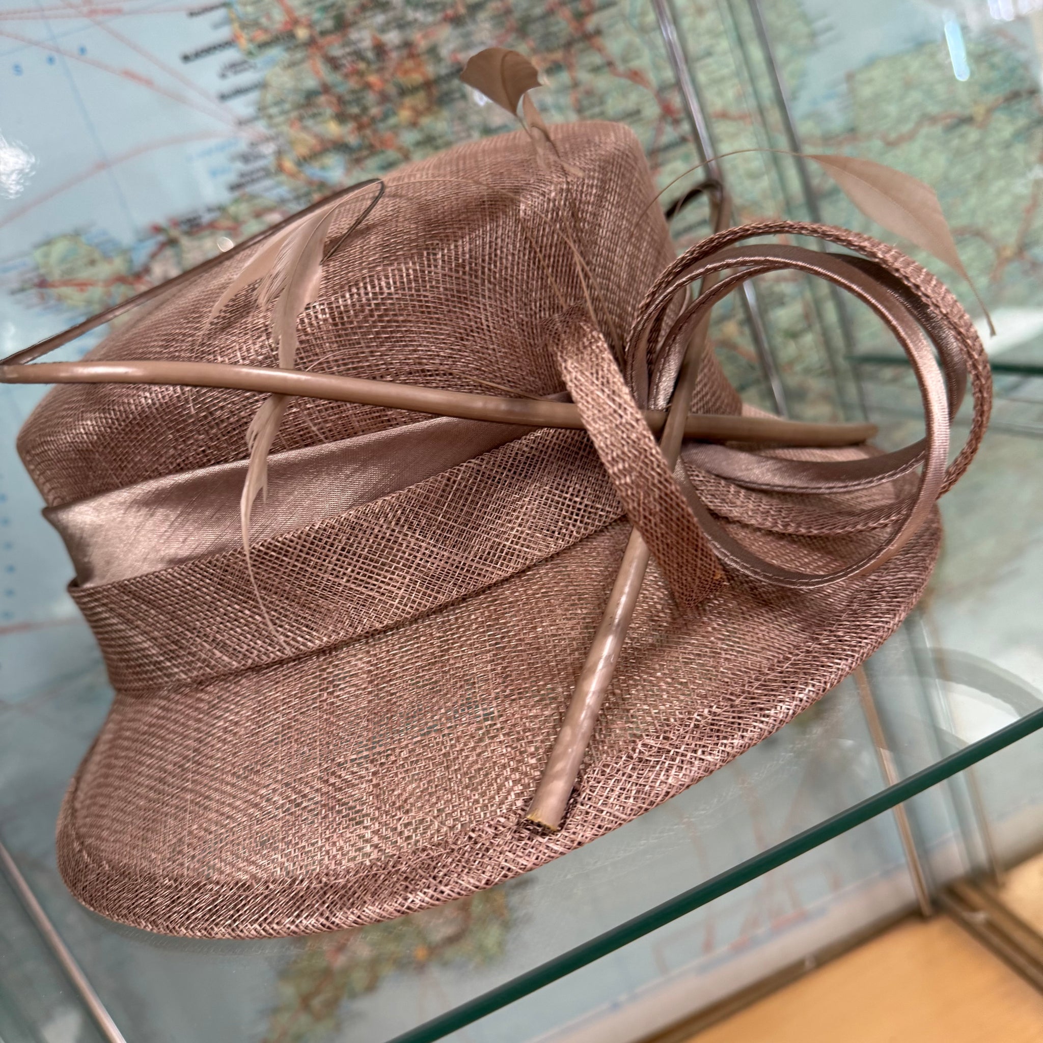 Coffee Sinamay Ocassional Hat