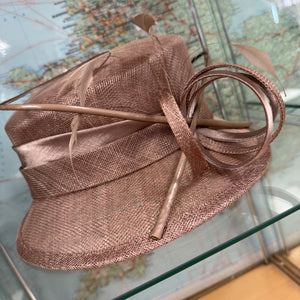 Coffee Sinamay Ocassional Hat
