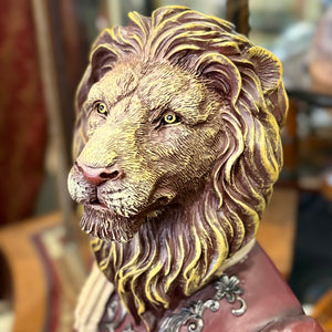 Regal Lion Bust
