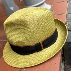 Colourful Straw Panama Trilby