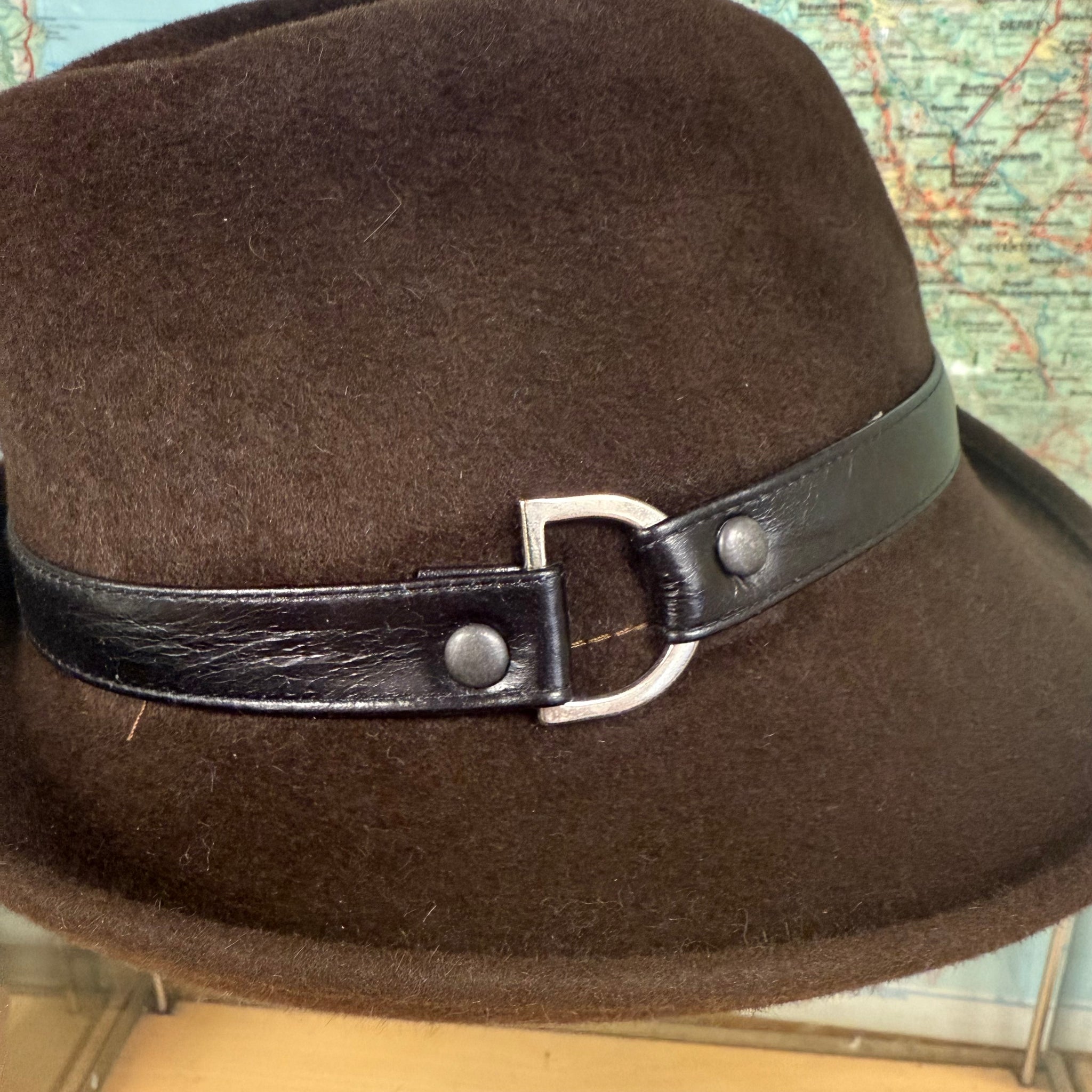 Philip Brown Fur Felt Trilby Hat