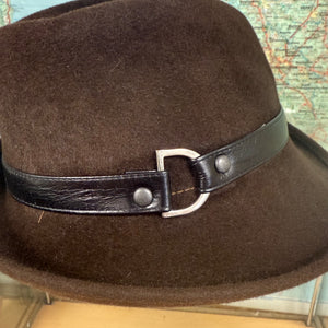 Philip Brown Fur Felt Trilby Hat
