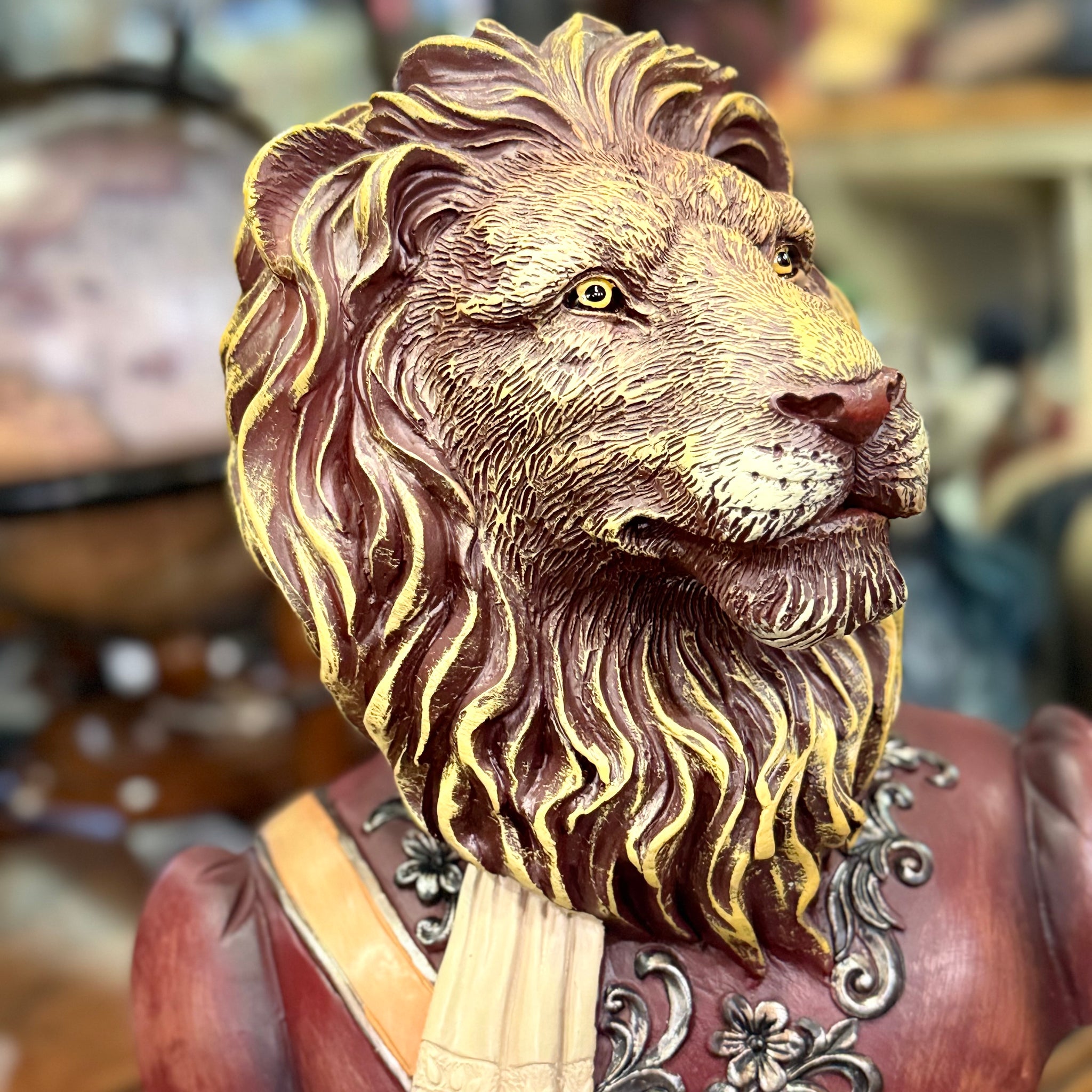Regal Lion Bust