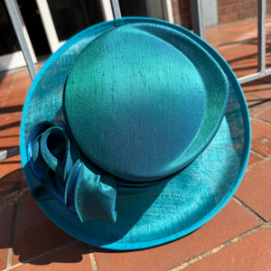 Jessica Turquoise Special Occasion Hat