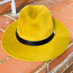 Christie’s Fur Felt Fedora - Mustard