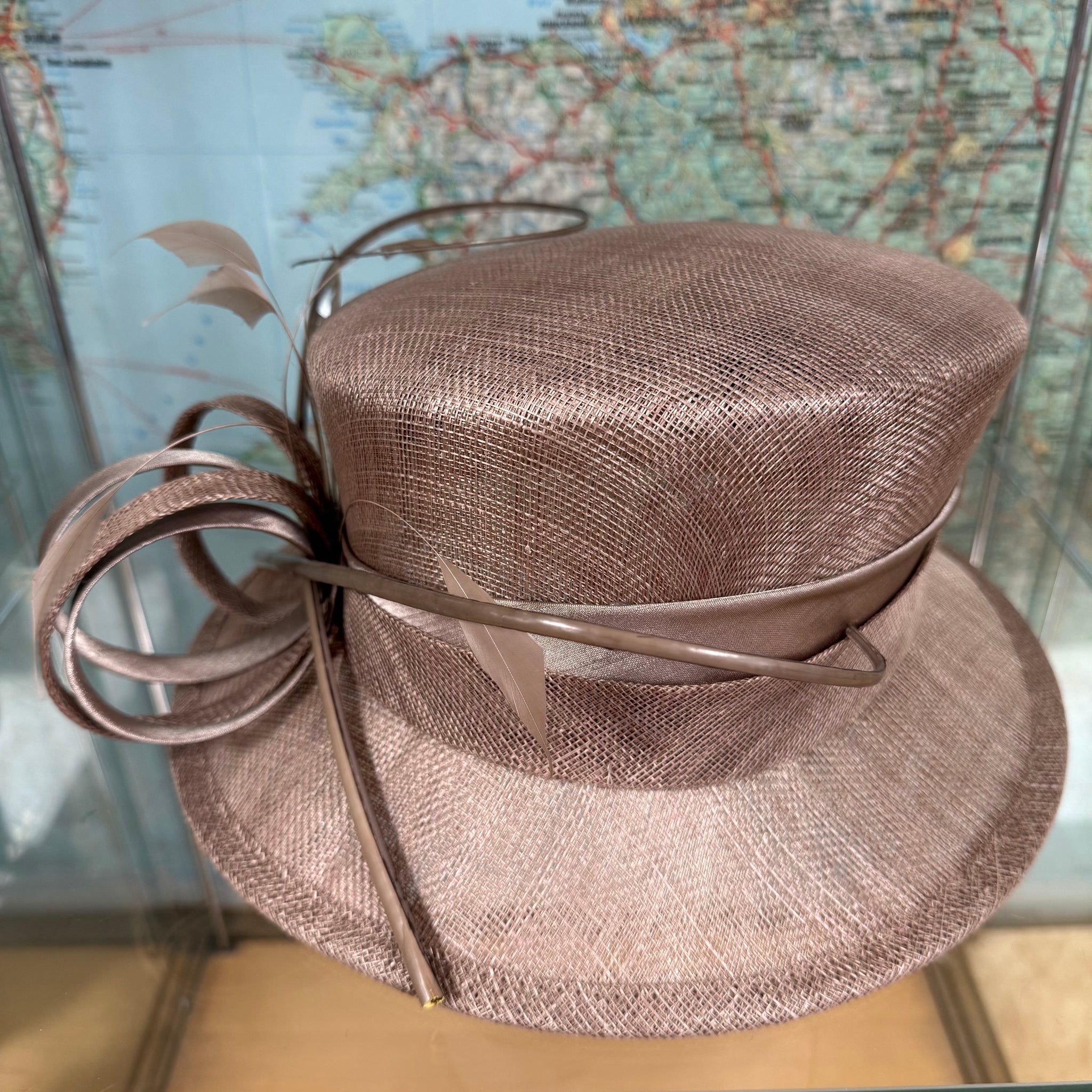 Coffee Sinamay Ocassional Hat