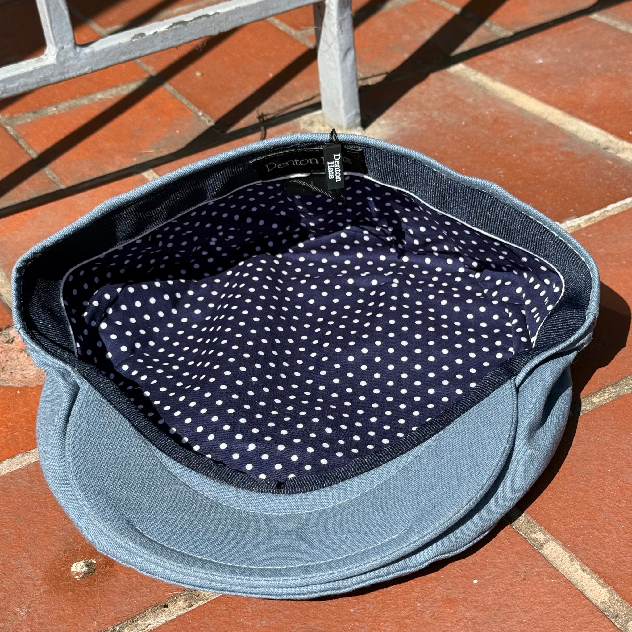 Cheshire Linen Flat Cap