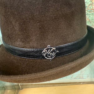 Philip Brown Fur Felt Trilby Hat
