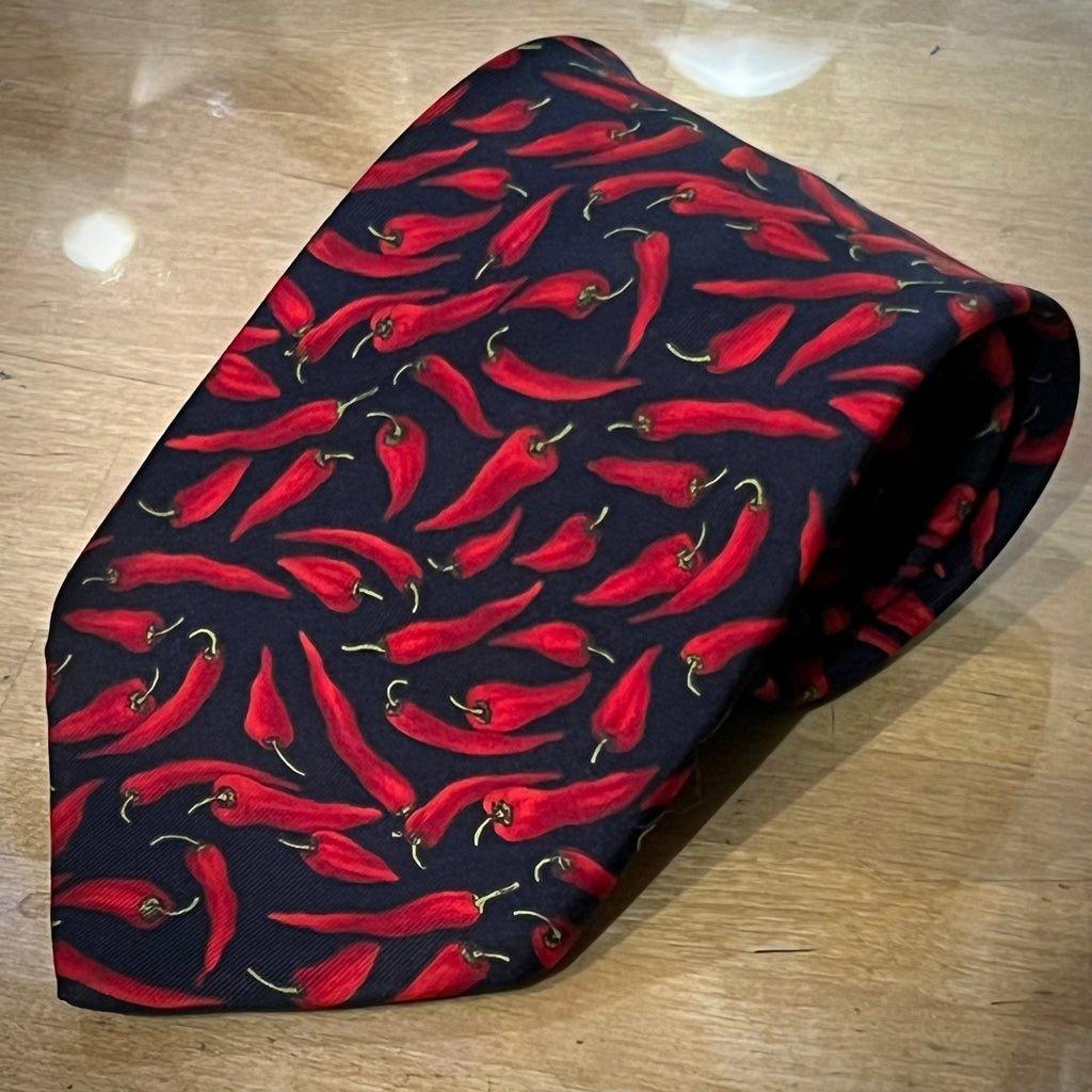 Silk Tie - Red Hot Chilli Peppers