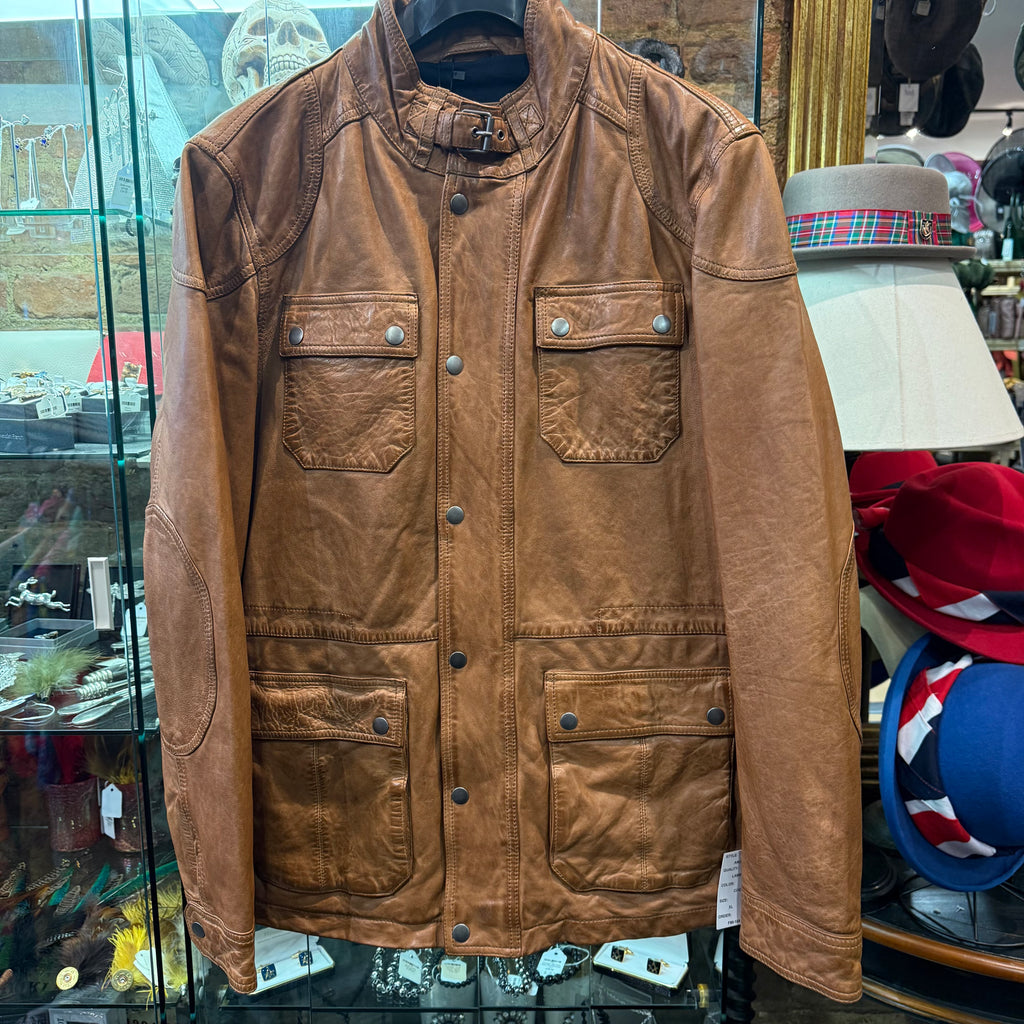Genuine Leather Hugo Gents Jacket